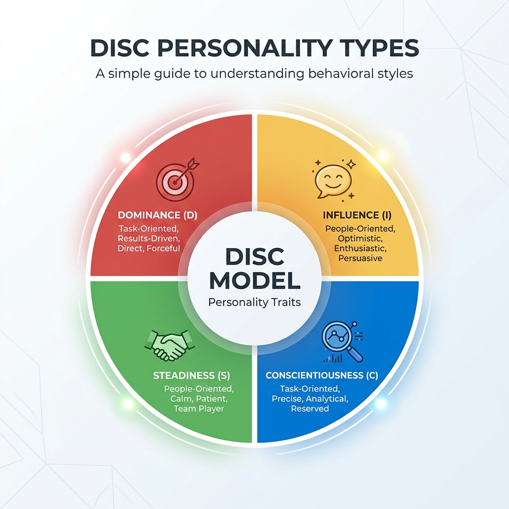 DISC Quadrant Infographic
